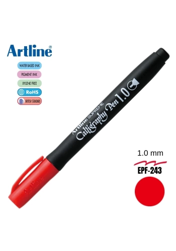 Artline Supreme Kaligrafi Kalemi 1.0 Kırmızı