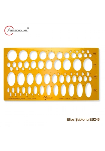 Artscholar Elips Şablonu