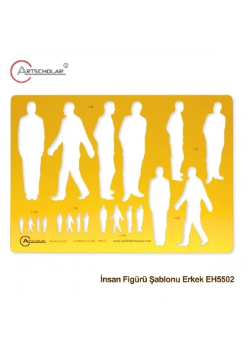 Artscholar İnsan Figürü Şablonu Erkek EH5502