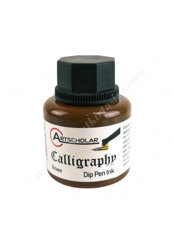 Artscholar Kaligrafi Mürekkebi 35ml Brown