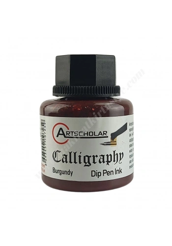 Artscholar Kaligrafi Mürekkebi 35ml Burgundy Bordo