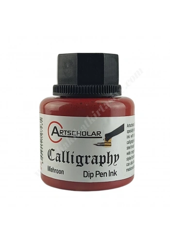 Artscholar Kaligrafi Mürekkebi 35ml Mehroon