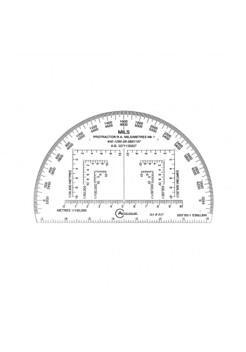 Artscholar Mils Askeri Ölçekli Şablon AİY