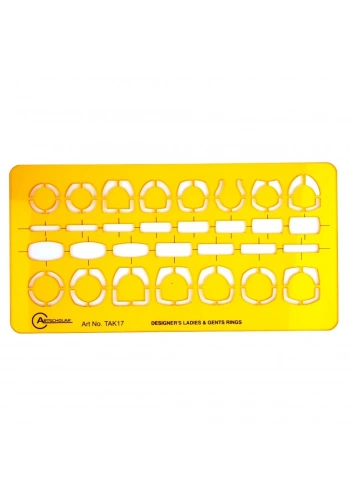 Artscholar Takı Tasarım Bayan ve Erkek Yüzük Şablonu