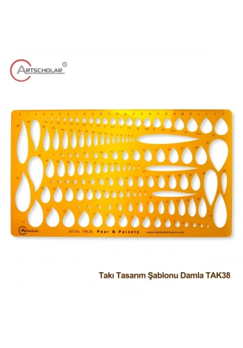 Artscholar Takı Tasarım Şablonu Damla