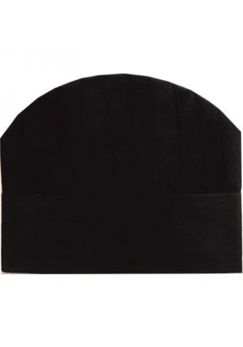 Aşçı Kepi Siyah 20 cm ( 10 Adet )