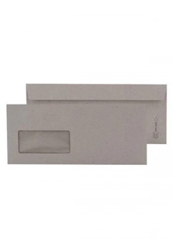 ASİL DİPLOMAT KRAFT ZARF 90gr PENCERELİ 500 LÜ 10,5x24 AS-1007