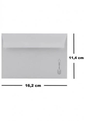 ASİL MEKTUP ZARFI 11,4x16,2 BUKLET 500 LÜ 110 Gr.AS-4007