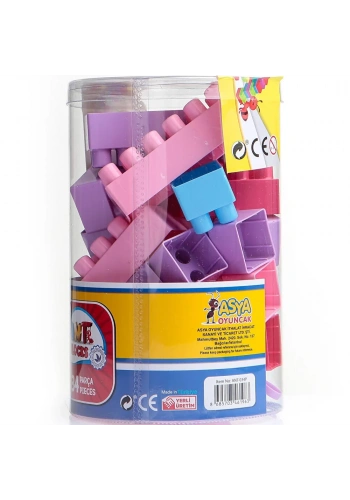 Asya Oyuncak Ant Blocks 34 Parça Pastel Renk ANT034-P