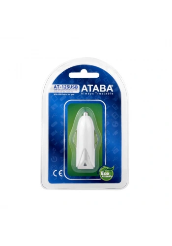 Ataba AT-125USB 12V Oto Çakmak Giriş 5V 1000 mA USB Çıkış Adaptör