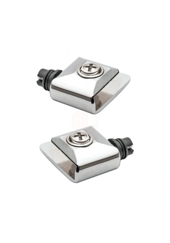 Ayder Cam Kapak Menteşesi Takım Krom - E 4408