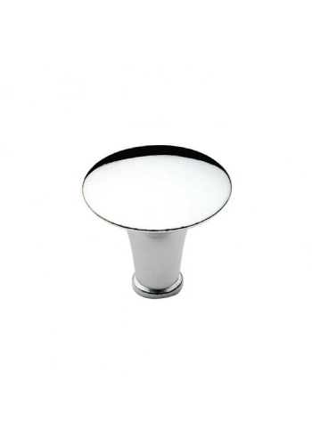 Ayder Düz Düğme Krom