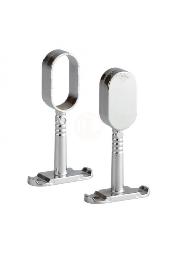 Ayder Oval Ayaklı Flanş Kapalı 15x30 Krom