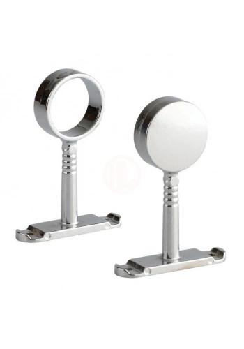 Ayder Yuvarlak Ayaklı Flanş Kapalı Ø25 Krom - D 0706