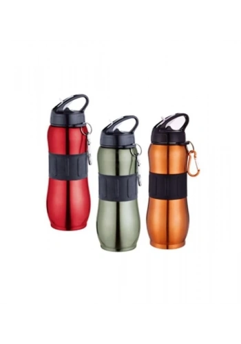 B&amp;D MATARA ÇELİK SİLİKON KEMERLİ 4 RENK 830 ML.( YSY-047)