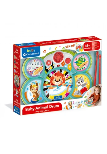 Baby Clementoni Bateria Dos Animais Cle-17598