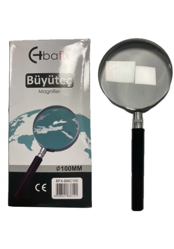 Bafix Büyüteç Cam Metal Çerçeveli 100 MM BFX-BMC100