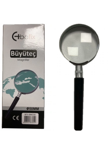 Bafix Büyüteç Cam Metal Çerçeveli 50 MM BFX-BMC50