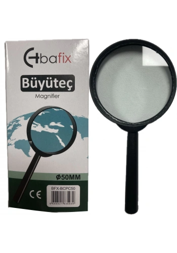 Bafix Büyüteç Cam Plastik Çerçeveli 50 MM BFX-BCPC50
