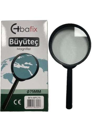 Bafix Büyüteç Plastik Çerçeveli 75 MM BFX-BPC75