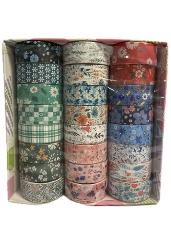 Bafix Desenli Bant Dekoratif 24 LÜ BFX-DEB0001