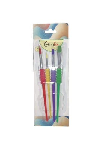 Bafix Fırça Seti Çok Amaçlı Artist Renkli 4 LÜ Set-1 70901