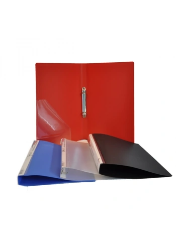 Bafix Halkalı Dosya PP 2 Halkalı A4 Kırmızı