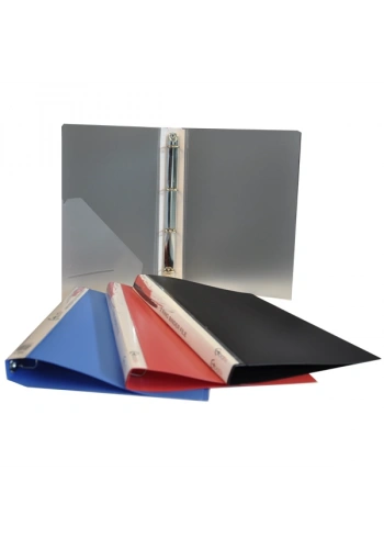 Bafix Halkalı Dosya PP 4 Halkalı A4 Şeffaf