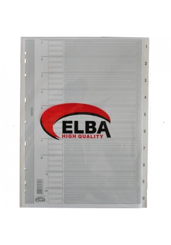 Bafix Seperatör 1-10 Rakamlı Karton A4