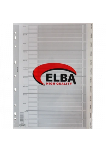 Bafix Seperatör Aylar Karton A4