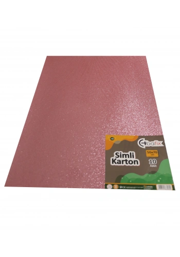Bafix Simli Karton 50x70 Pembe