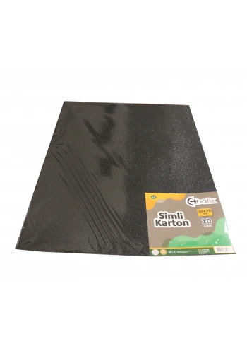 Bafix Simli Karton 50x70 Siyah