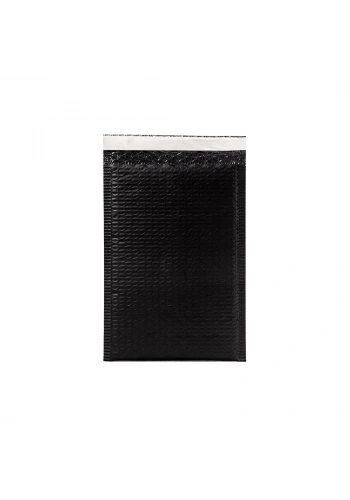 BANTLI BALONLU SİYAH ZARF 10X15 + 5 CM 10 adet