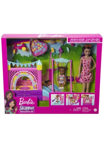 Barbie Bebek Bakıcısı Skipper Oyun Evi Seti HHB67