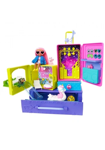 Barbie Extra Mini Bebekler ve Hayvan Dostlarının Seyahat Maceraları HDY91