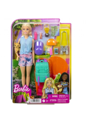 Barbie Kampa Gidiyor Aksesuarlı Oyun Seti HDF73