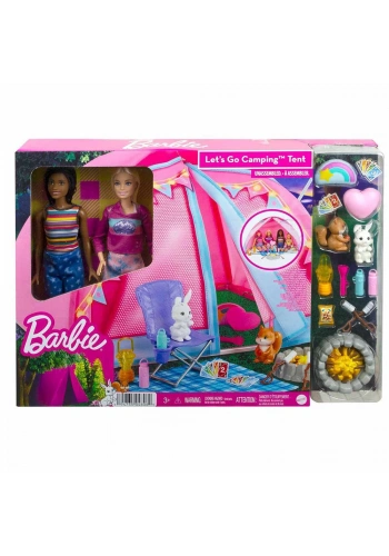 Barbie Malibu Ve Brooklyn Kampta Oyun Seti HGC18