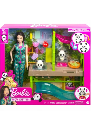 Barbie Panda Bakımı Oyun Seti HKT77