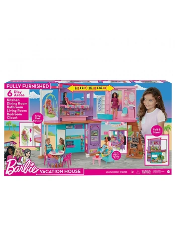 Barbie Tatil Evi Oyun Seti HCD50