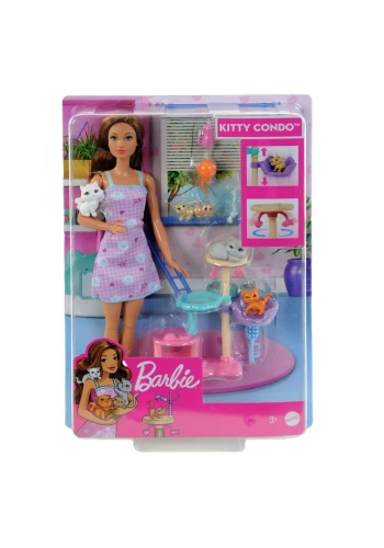 Barbie ve Yavru Kedileri Oyun Seti HHB70