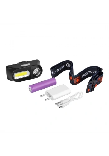 Barnetta BR T200 Led Şarjlı Kafa Feneri 18650 Pilli