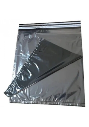 BASKISIZ ŞEFFAF SİYAH KARGO POŞETİ 25X30+5 CM 1000 adet