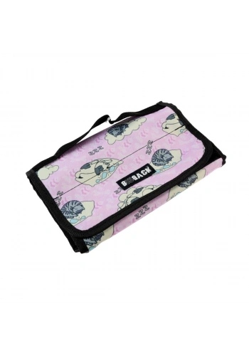 BBack 4 Gözlü Kalem Çantası Dörtgen Bulut