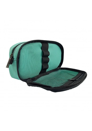 BBack Çift Bölmeli Fonksiyonel Kalem Çantası 22x10,5x6cm - Su Yeşili