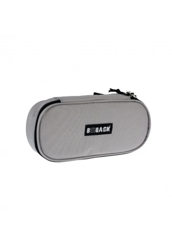 Bback Oval Kumaş Kalemlik / Kalem Kutusu AÇIK GRİ