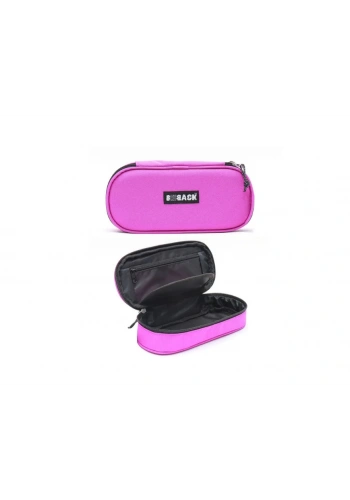 Bback Oval Kumaş Kalemlik / Kalem Kutusu FUŞYA