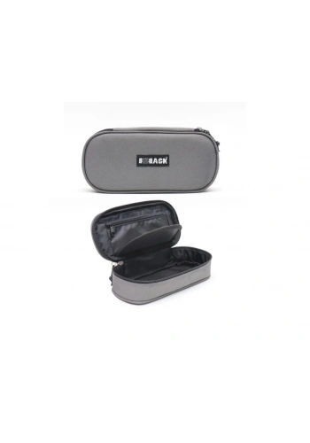 Bback Oval Kumaş Kalemlik / Kalem Kutusu GRİ