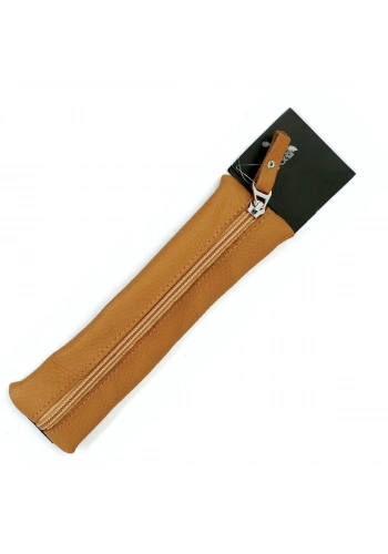 BBack Sanatsal Lastikli Deri Kalemlik 20cm Taba