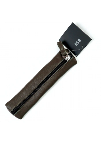 BBack Sanatsal Lastikli Deri Kalemlik 20cm Vizon