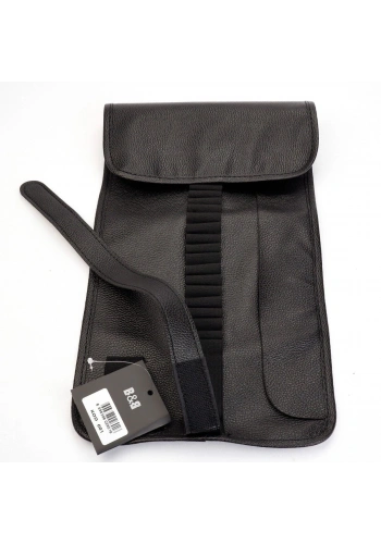 BBack Sanatsal Rulo Kalemlik Deri 36lı Siyah